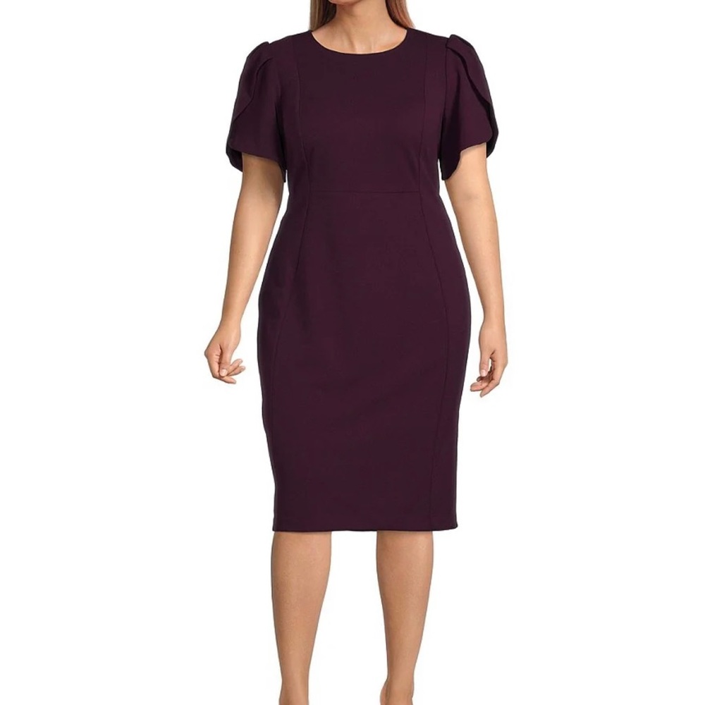Calvin Klein Tulip Sleeved Dress